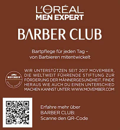 Bartbalsam Barber Club Bartpflege mit Zedernholzöl, 50 ml