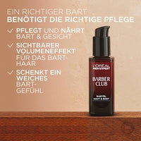 Bartöl Barber Club Bartpflege mit Zedernholzöl, 30 ml