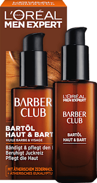 Bartöl Barber Club Bartpflege mit Zedernholzöl, 30 ml