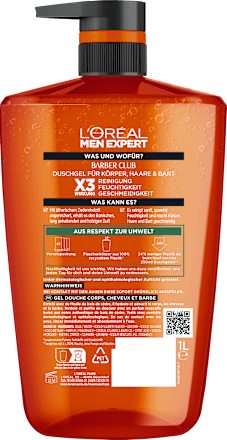 Barber Club douchegel, 1.000 ml