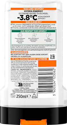 Hydra Energy Extreme Sport Douchegel, 250 ml