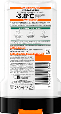Hydra Energy Extreme Sport Douchegel, 250 ml