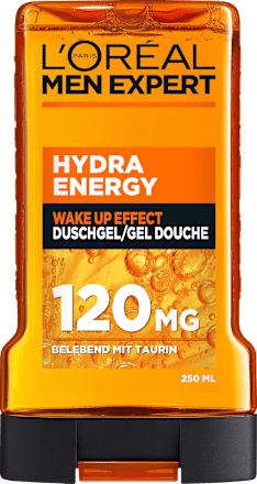 Duschgel Hydra Energy mit Taurin, Aufwach-Kick, 250 ml