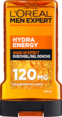 Duschgel Hydra Energy mit Taurin, Aufwach-Kick, 250 ml