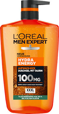 Hydra Energy Douchegel met Taurine, Wake-Up Kick, 1.000 ml