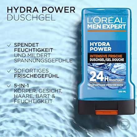 Duschgel Hydra Power 5in1, 250 ml