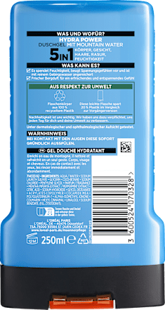 Hydra Power 5-in-1 douchegel, 250 ml