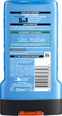 Hydra Power 5-in-1 douchegel, 250 ml