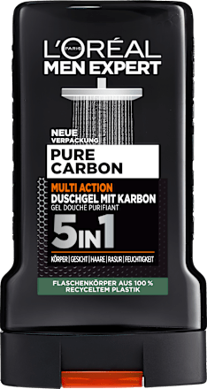 Pure Carbon Douchegel met Carbon, Multi Action 5-in-1, 250 ml