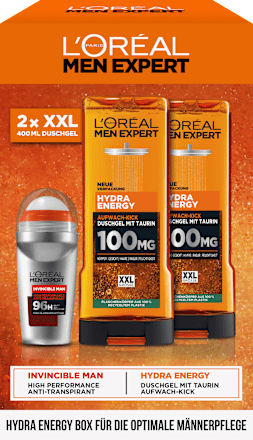 Geschenkset "Hydra Energy Box" 3-delig, 1 stuk