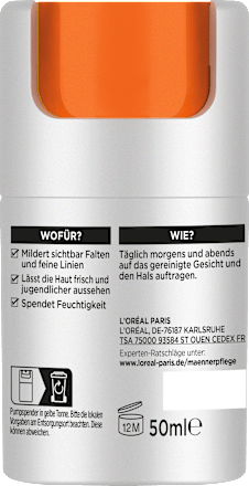 Gesichtscreme Anti-Falten, Feuchtigkeitspflege mit Vitamin E, 50 ml