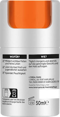 Anti-rimpel gezichtscrème, hydraterende verzorging met vitamine E, 50 ml