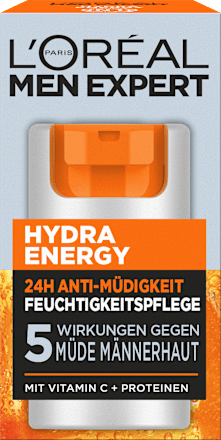 Gesichtscreme Hydra Energy, Feuchtigkeitspflege mit Vitamin C, 24h Anti-Müdigkeit, 50 ml