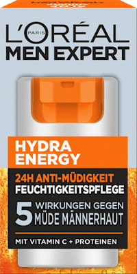 Gesichtscreme Hydra Energy, Feuchtigkeitspflege mit Vitamin C, 24h Anti-Müdigkeit, 50 ml