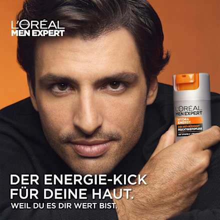 Gesichtscreme Hydra Energy, Feuchtigkeitspflege mit Vitamin C, 24h Anti-Müdigkeit, 50 ml