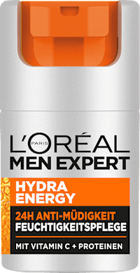 Gesichtscreme Hydra Energy, Feuchtigkeitspflege mit Vitamin C, 24h Anti-Müdigkeit, 50 ml