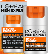 Gesichtscreme Hydra Energy, Feuchtigkeitspflege mit Vitamin C, 24h Anti-Müdigkeit, 50 ml