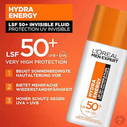 Hydra Energy Gezichtscrème SPF 50+, 50 ml