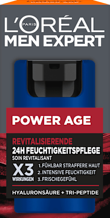 Power Age revitaliserende gezichtscrème met hyaluronzuur, 50 ml