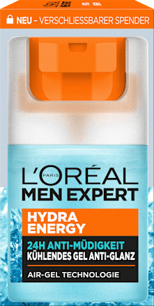 Gesichtsgel Hydra Energy, Kühlend & Anti-Glanz, 24h Anti-Müdigkeit, 50 ml