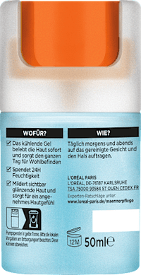 Gesichtsgel Hydra Energy, Kühlend & Anti-Glanz, 24h Anti-Müdigkeit, 50 ml