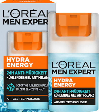 Gesichtsgel Hydra Energy, Kühlend & Anti-Glanz, 24h Anti-Müdigkeit, 50 ml