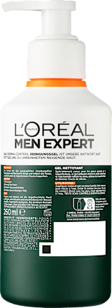 Reinigungsgel Derma Control, 260 ml L'ORÉAL PARiS MEN EXPERT