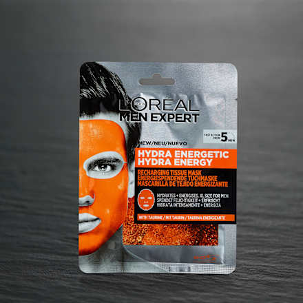 Hydra Energy sheetmasker met taurine, 30 g