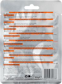 Tuchmaske Hydra Energy mit Taurin, 30 g