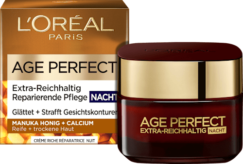Nachtcreme AGE PERFECT Extra Reichhaltig Manuka Honig, 50 ml