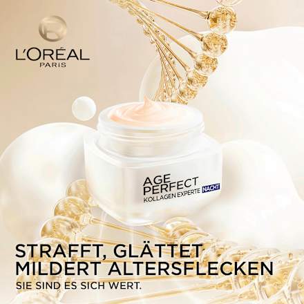 Nachtcreme Age Perfect Pro-Kollagen Experte, 50 ml