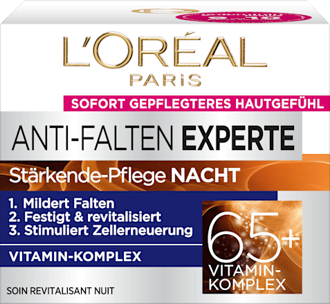 Nachtcreme Anti Falten Experte 65+, 50 ml