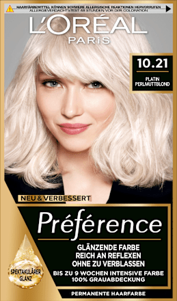 Haarkleur 10.21 Platina Parelblond, 1 stuk
