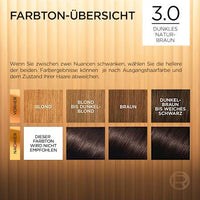 Haarfarbe 3 Dunkles Naturbraun, 1 St