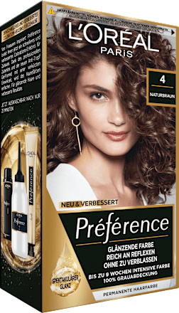 Haarfarbe 4 Naturbraun, 1 St