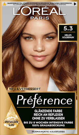 Haarkleur 5.3 Licht Goudbruin, 1 st