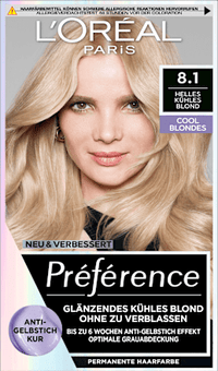 Haarkleur 8.1 Koelblond Licht Koelblond, 1 st