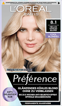 Haarkleur 8.1 Koelblond Licht Koelblond, 1 st