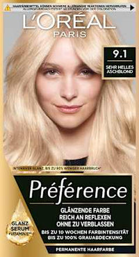 Haarfarbe 9.1 Sehr Helles Aschblond, 1 St
