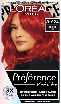 Haarkleur Vivid Colors 8.624 Felrood, 1 stuk