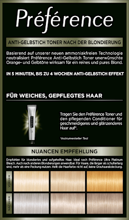 Haartoner 01 Platinum Ice, 1 St