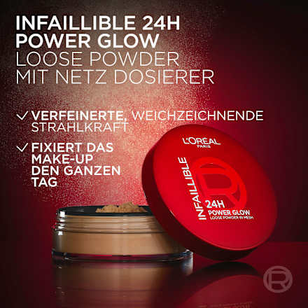 Puder Infaillible 24H Power Glow in Mesh Medium, 10 g