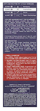 Augencreme Revitalift Laser X3 Anti Age mit Koffein, 15 ml