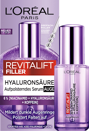 Oogserum Revitalift Filler Hyaluron + Cafeïne, 20 ml
