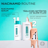 Fluid Glow Bright Reveal Getönt Hell LSF 50, 50 ml L'ORÉAL PARiS REVITALIFT