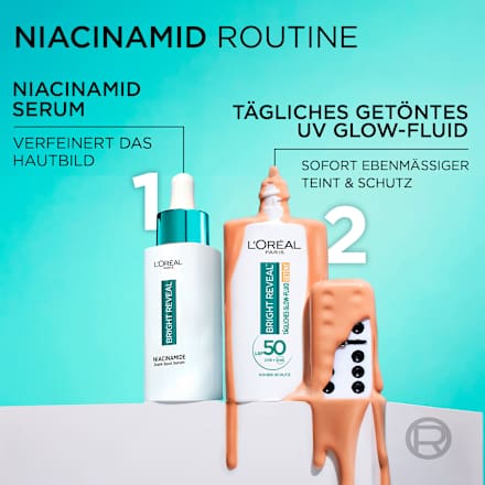 Fluid Glow Bright Reveal Getönt Mittel LSF 50, 50 ml L'ORÉAL PARiS REVITALIFT