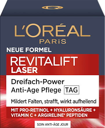 Gesichtscreme Anti-Aging Laser mit Pro-Retinol, Hyaluronsäure und Vitamin C, 50 ml