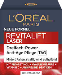Gesichtscreme Anti-Aging Laser mit Pro-Retinol, Hyaluronsäure und Vitamin C, 50 ml