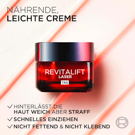 Gesichtscreme Anti-Aging Laser mit Pro-Retinol, Hyaluronsäure und Vitamin C, 50 ml