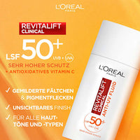 Revitalift Clinical Facial Fluid, Vitamine C, SPF 50+, 50 ml